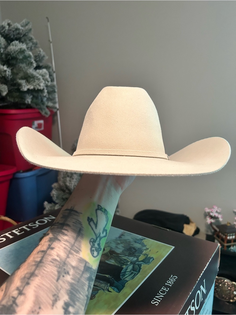 Tacchino 30x cowboy hat in bone color size 7 1/8